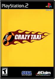 Box cover for Crazy Taxi on the Sony Playstation 2.