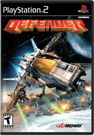 Box cover for Defender on the Sony Playstation 2.