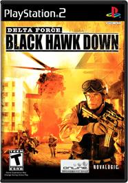 Box cover for Delta Force: Black Hawk Down on the Sony Playstation 2.