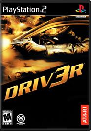Box cover for Driv3r on the Sony Playstation 2.