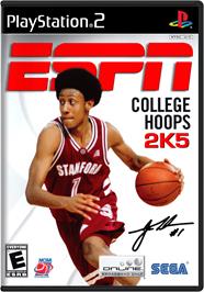 Box cover for ESPN College Hoops 2K5 on the Sony Playstation 2.