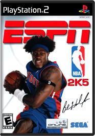 Box cover for ESPN NBA 2K5 on the Sony Playstation 2.