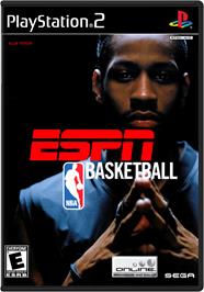 Box cover for ESPN NBA Basketball on the Sony Playstation 2.