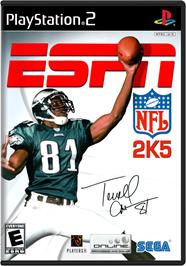 Box cover for ESPN NFL 2K5 on the Sony Playstation 2.