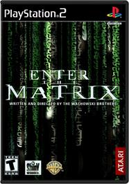 Box cover for Enter the Matrix on the Sony Playstation 2.