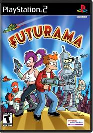 Box cover for Futurama on the Sony Playstation 2.
