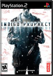 Box cover for Indigo Prophecy on the Sony Playstation 2.