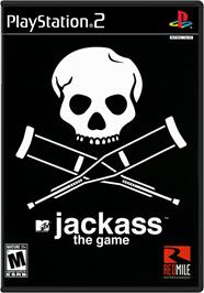 Box cover for Jackass: The Game on the Sony Playstation 2.
