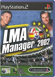 Box cover for LMA Manager 2002 on the Sony Playstation 2.