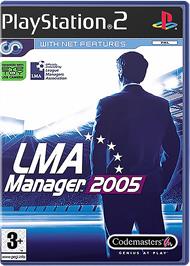 Box cover for LMA Manager 2005 on the Sony Playstation 2.