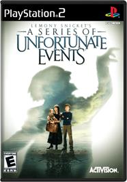 Box cover for Lemony Snicket's A Series of Unfortunate Events on the Sony Playstation 2.