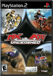 Box cover for MX vs. ATV Unleashed on the Sony Playstation 2.