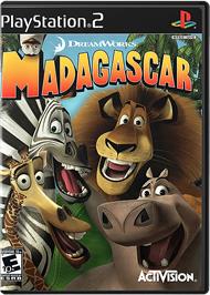 Box cover for Madagascar on the Sony Playstation 2.