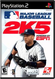 Box cover for Major League Baseball 2K5 on the Sony Playstation 2.