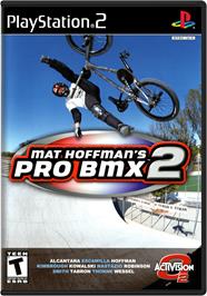 Box cover for Mat Hoffman's Pro BMX 2 on the Sony Playstation 2.