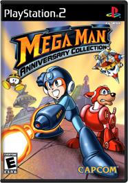 Box cover for Mega Man Anniversary Collection on the Sony Playstation 2.