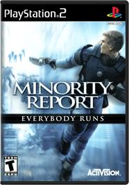 Box cover for Minority Report: Everybody Runs on the Sony Playstation 2.
