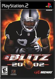 Box cover for NFL Blitz 20-02 on the Sony Playstation 2.