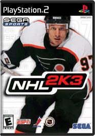 Box cover for NHL 2K3 on the Sony Playstation 2.