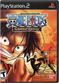 Box cover for One Piece: Grand Battle on the Sony Playstation 2.