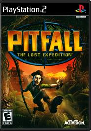 Box cover for Pitfall: The Lost Expedition on the Sony Playstation 2.