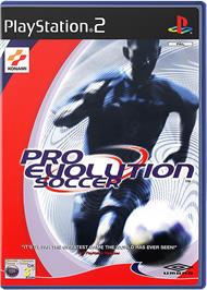 Box cover for Pro Evolution Soccer on the Sony Playstation 2.