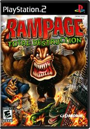 Box cover for Rampage: Total Destruction on the Sony Playstation 2.