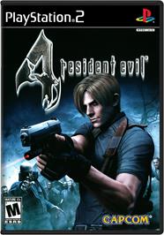 Box cover for Resident Evil 4 on the Sony Playstation 2.