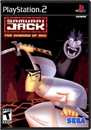 Box cover for Samurai Jack: The Shadow of Aku on the Sony Playstation 2.