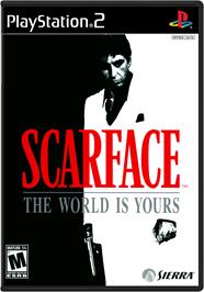 Box cover for Scarface: The World is Yours on the Sony Playstation 2.