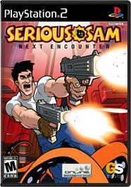 Box cover for Serious Sam: Next Encounter on the Sony Playstation 2.