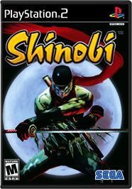 Box cover for Shinobi on the Sony Playstation 2.