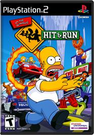 Box cover for Simpsons: Hit & Run on the Sony Playstation 2.
