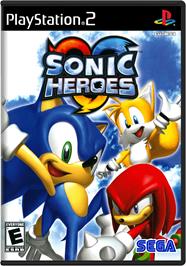 Box cover for Sonic Heroes on the Sony Playstation 2.