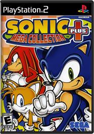Box cover for Sonic Mega Collection Plus on the Sony Playstation 2.