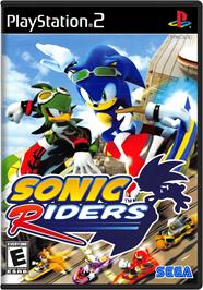Box cover for Sonic Riders on the Sony Playstation 2.