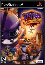 Box cover for Spyro: A Hero's Tail on the Sony Playstation 2.