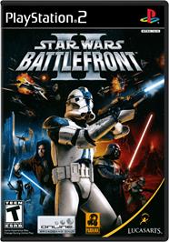 Box cover for Star Wars: Battlefront 2 on the Sony Playstation 2.