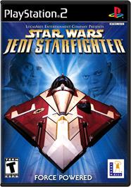 Box cover for Star Wars: Jedi Starfighter on the Sony Playstation 2.