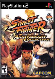 Box cover for Street Fighter: Anniversary Collection on the Sony Playstation 2.