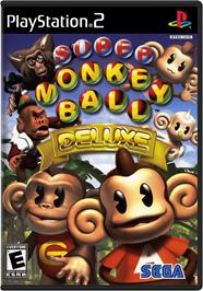 Box cover for Super Monkey Ball Deluxe on the Sony Playstation 2.