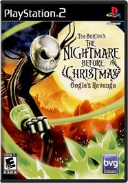 Box cover for Tim Burton's The Nightmare Before Christmas: Oogie's Revenge on the Sony Playstation 2.