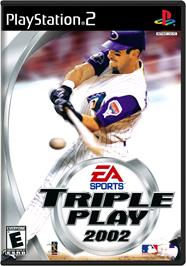 Box cover for Triple Play Baseball on the Sony Playstation 2.