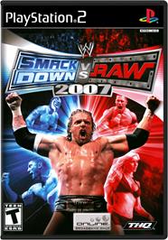 Box cover for WWE Smackdown vs. Raw 2007 on the Sony Playstation 2.
