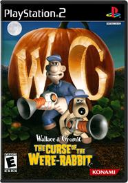 Box cover for Wallace & Gromit: The Curse of the Were Rabbit on the Sony Playstation 2.