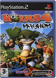 Box cover for Worms 4: Mayhem on the Sony Playstation 2.