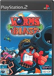 Box cover for Worms Blast on the Sony Playstation 2.