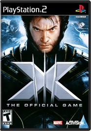 Box cover for X-Men: The Official Game on the Sony Playstation 2.