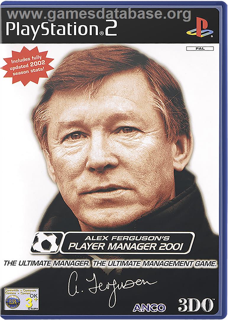 Alex Ferguson's Player Manager 2001 - Sony Playstation 2 - Artwork - Box