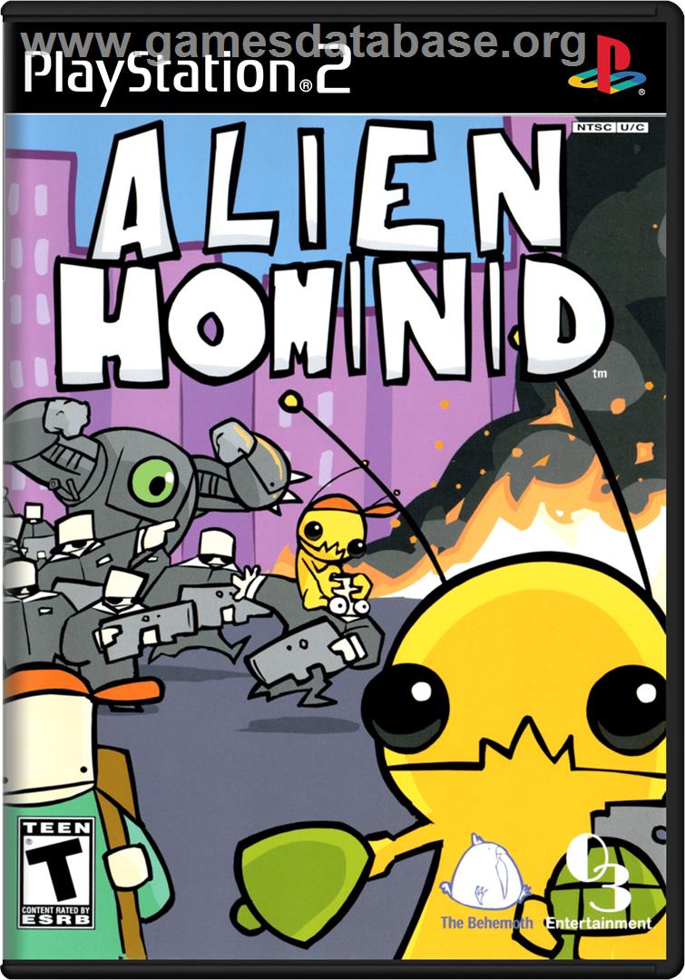 Alien Hominid - Sony Playstation 2 - Artwork - Box